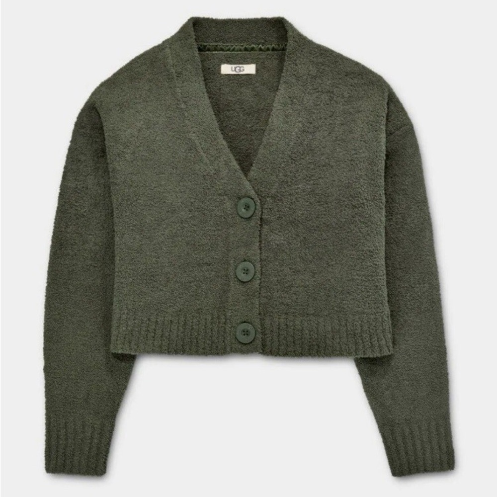UGG Naomi Crop Cardigan in Green size XL